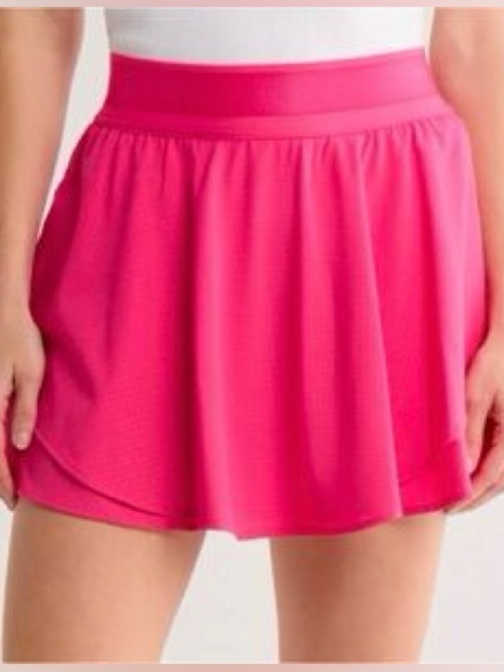NWOT 90 Degree by Reflex Lightstreme Hypersonic Skort Pink Small